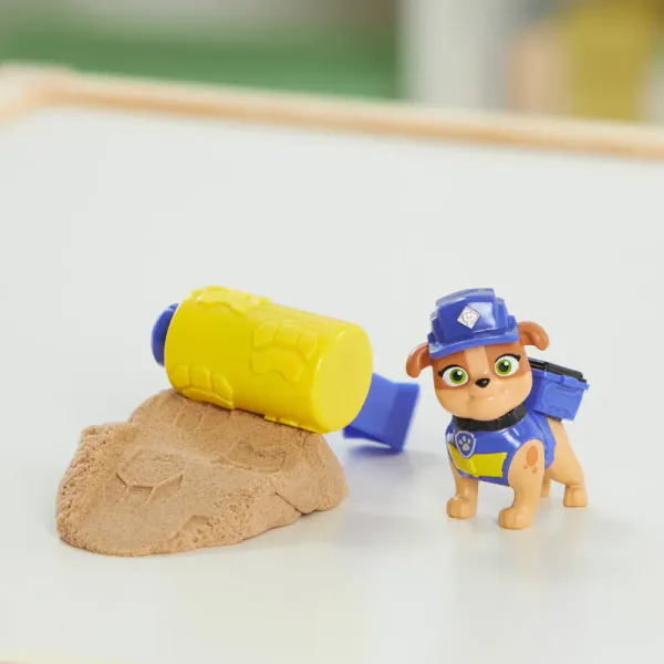 Paw Patrol Rubble & Crew Rubble & Mix Build-It Pack Kinetic Sand