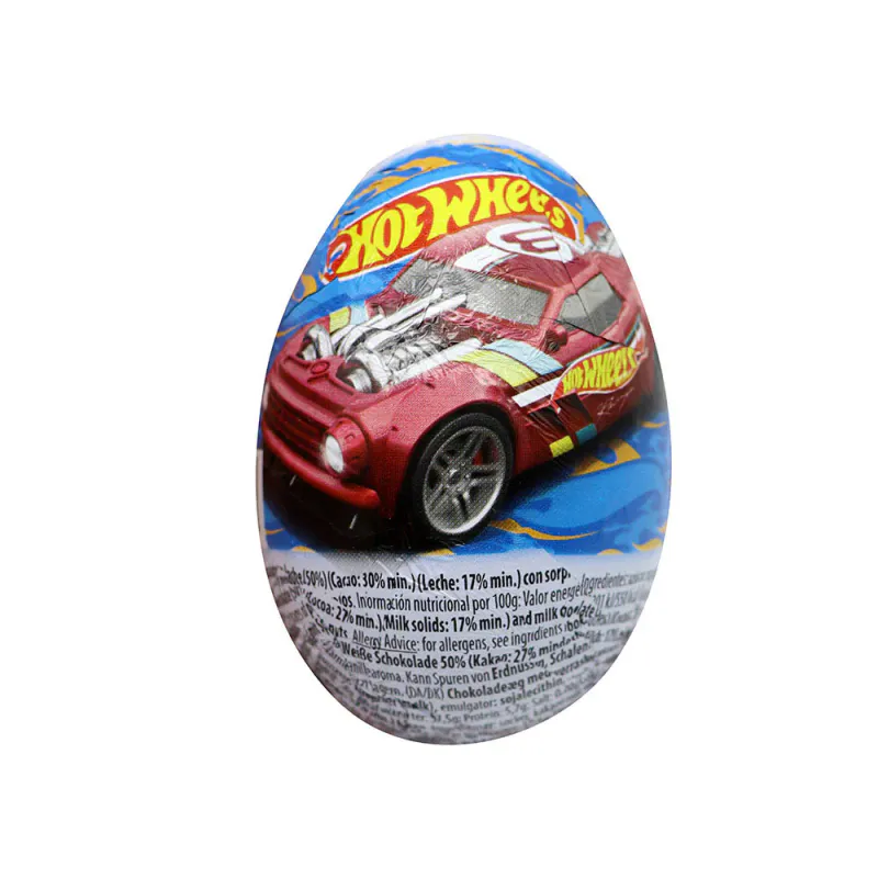 Hot Wheels Sjokoladeegg Med Overraskelse 20g