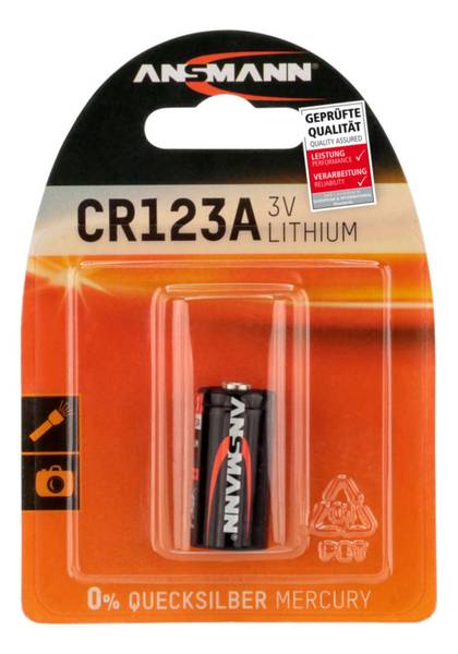Ansmann CR123A Lithium 3V