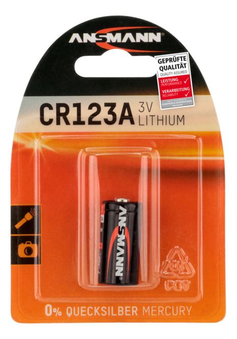 Hovedbilde Ansmann CR123A Lithium 3V