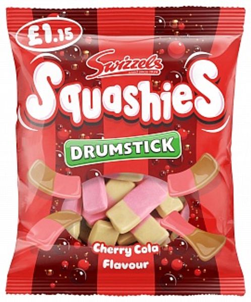 Swizzels Squashies Drumstick Cherry Cola Flavour 120g