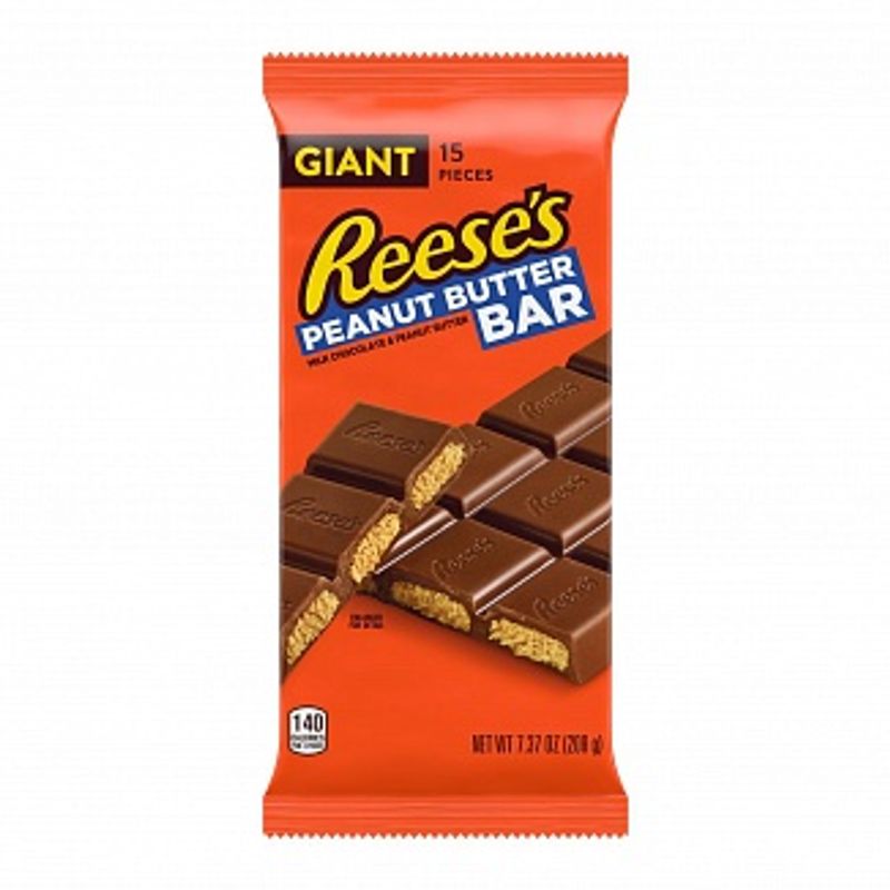 Reese's Milk Chocolate Peanut Butter Bar Giant 208g
