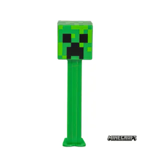 Hovedbilde PEZ Figur + 2 PK Drops - Minecraft Creeper