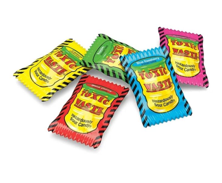 Toxic Waste Hazardously Sour Candy Singel 4g