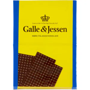 Hovedbilde Galle & Jessen Mørk Pålægschokolade 2 PK 216g