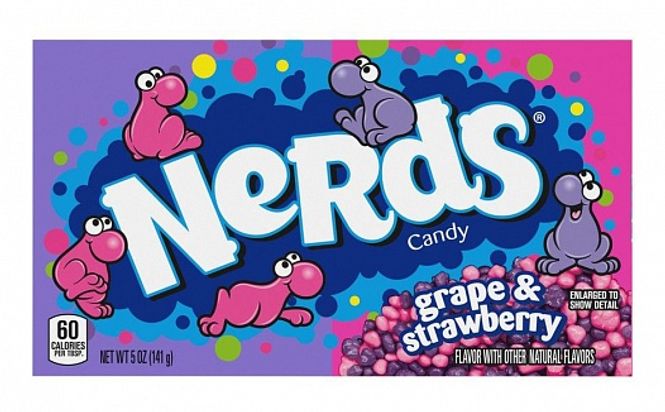 Hovedbilde Nerds Grape & Strawberry 141g