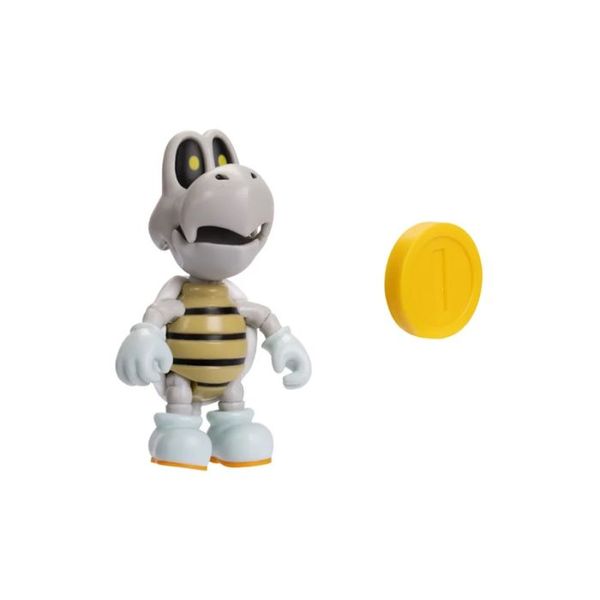 Super Mario Figur 10 cm - Dry Bones Med Coin