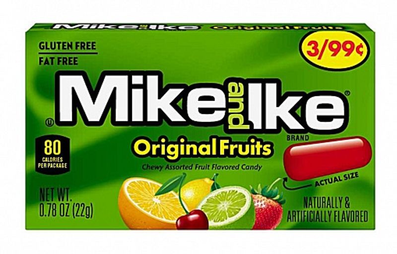 Mike And Ike Original Fruits 22g