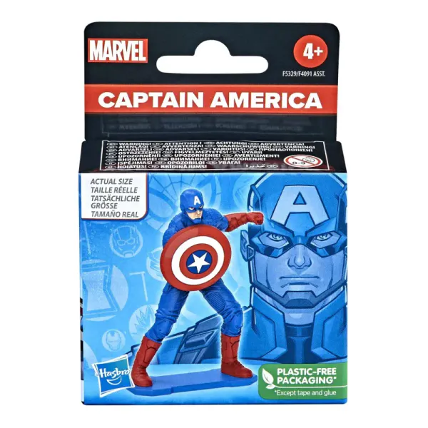 Marvel Super Hero Action Figur Captain America 6cm
