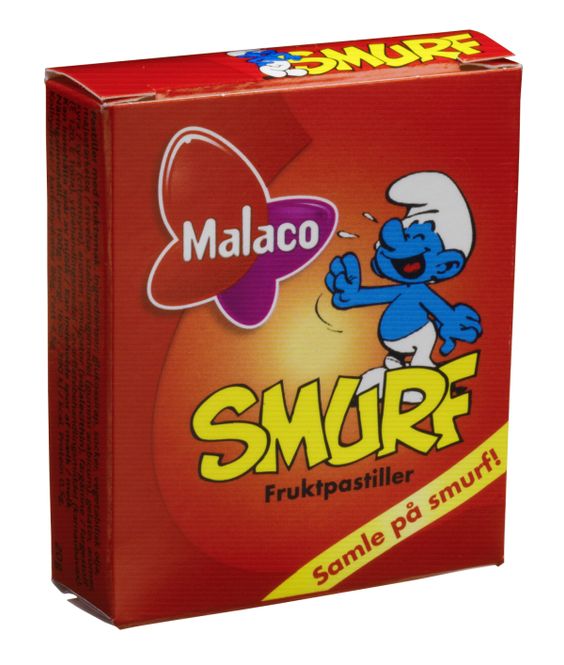 Hovedbilde Malaco Smurf Fruktpastiller 20g BF: 18.06.26