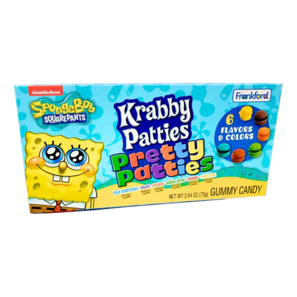 Spongebob Squarepants Krabby Patties Pretty Patties 72g