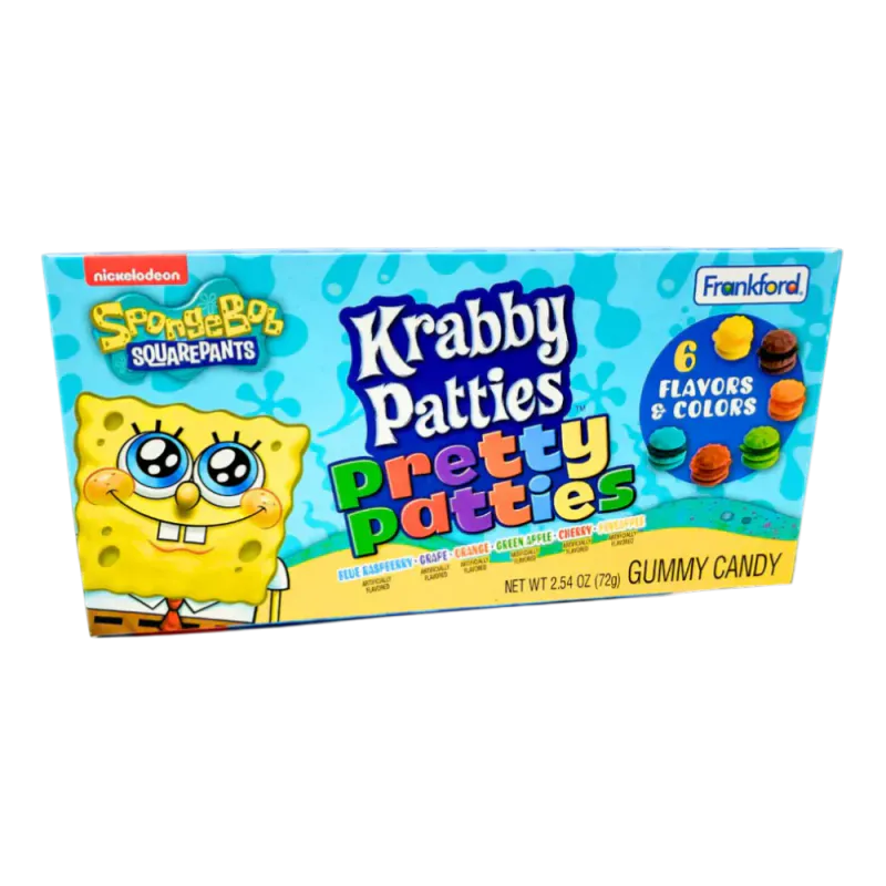 Spongebob Squarepants Krabby Patties Pretty Patties 72g