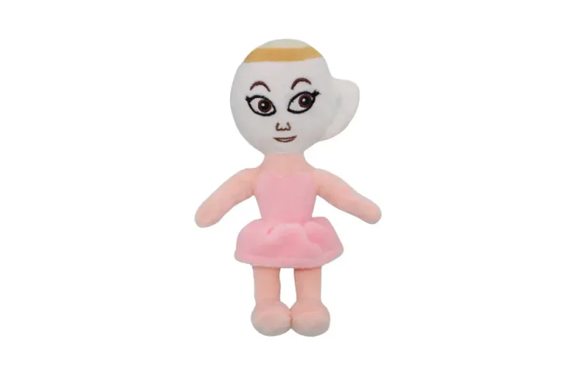 Brainrot Brain Rottiz Cappuccina Ballerina Plysj 15 cm Nøkkelring