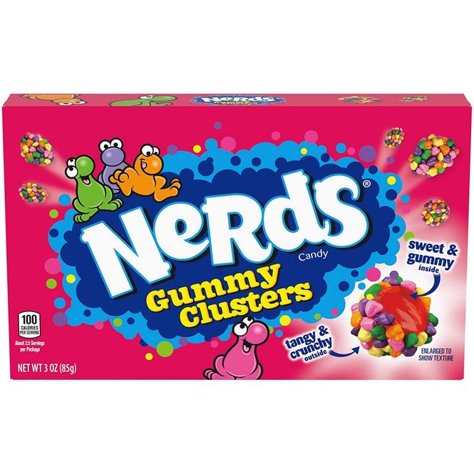 Hovedbilde Nerds Gummy Clusters Rainbow 85g
