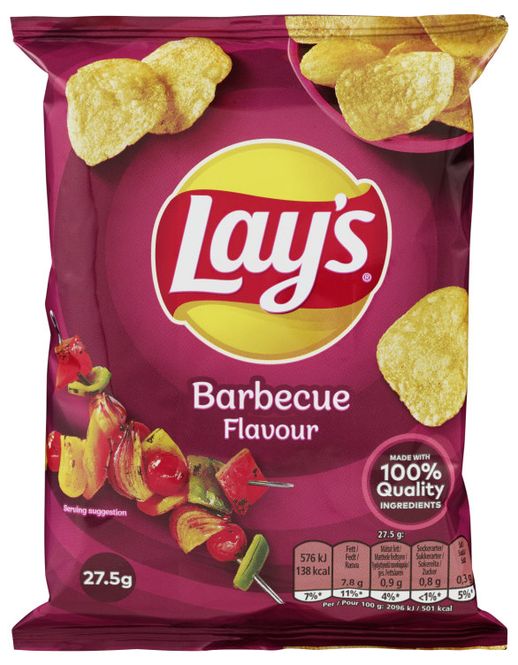 Hovedbilde Lays Chips Barbecue Flavour 27,5g