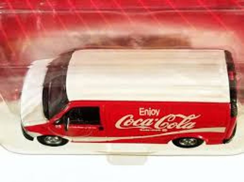 Johnny Lightning Coca-Cola 1998 GMC Delivery Van #9