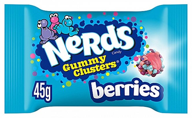 Hovedbilde Nerds Gummy Clusters Berries 45g
