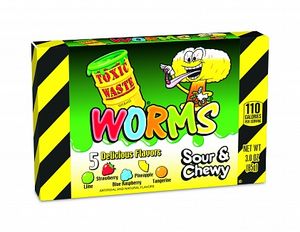 Hovedbilde Toxic Waste Worms 85g