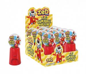 Hovedbilde Mini Gumball Machine Zed Candy 20g